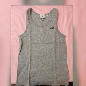 Lacoste Heather Gray Sleeveless Top